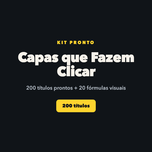 200 Thumbnails e Capas Editáveis