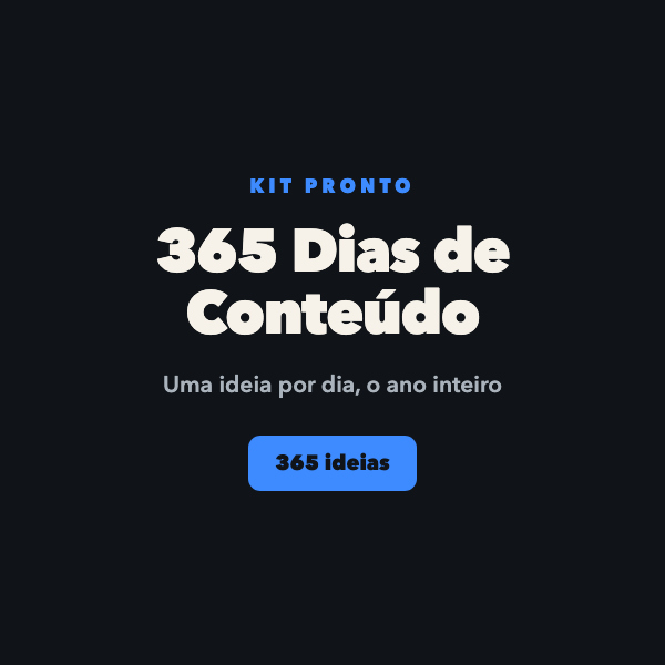 Calendário Editorial de 365 Dias