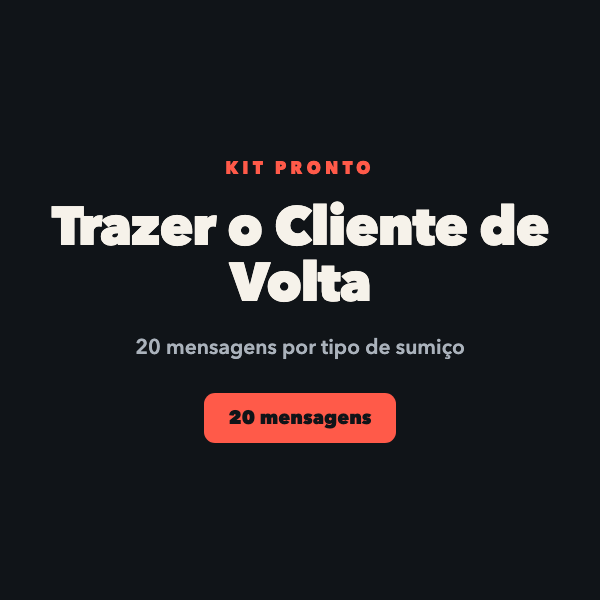 Kit de Recuperação de Cliente Sumido