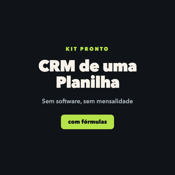 CRM de uma Planilha Só